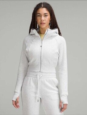 Lululemon Scuba Full Zip Cropped Hoodie